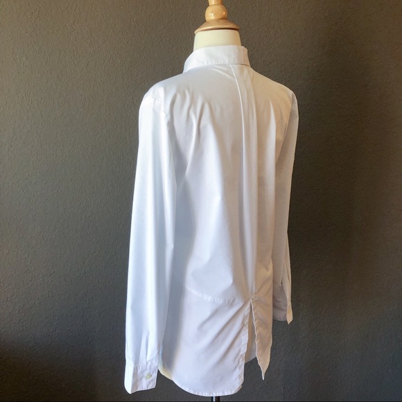 Per Se • White Button-Down Shirt with Coattails - Picture 4 of 8